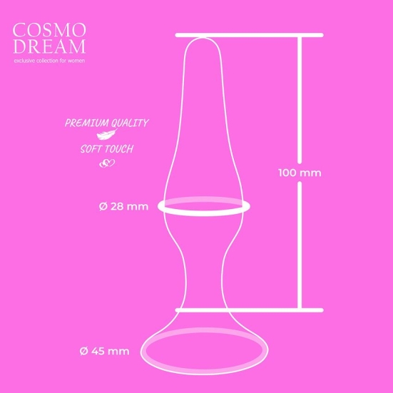 Анальная пробка Cosmo WSL-15018