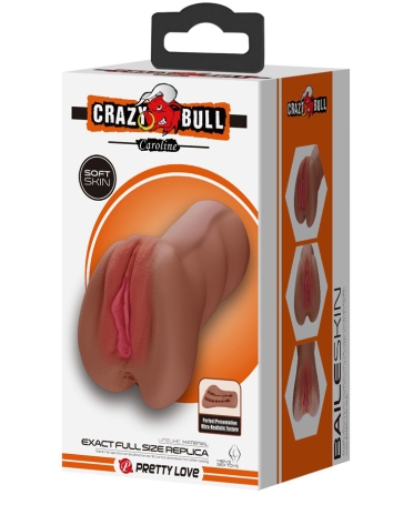 Мастурбатор (вагина-анус) Crazy Bull Caroline