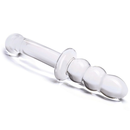 Фаллос из стекла Glas Ribbed G-Spot