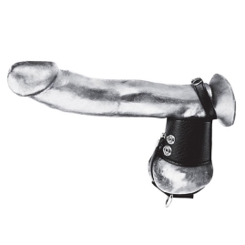 Ремешок для пениса и мошонки BlueLine