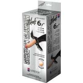 Страпон Lovetoy Glamour Black
